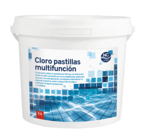 Cloro pastillas multifunción