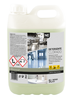 Detergente clorado